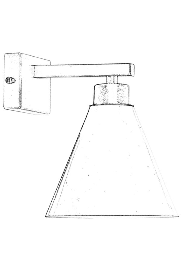 LUMI Bragança Wandleuchte – Goldmetall