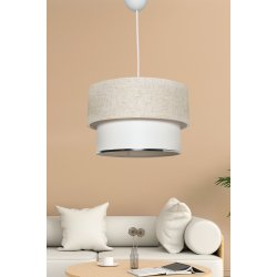 LUMI Rieti loftlampe med stofhtte