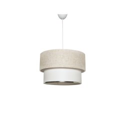 LUMI Rieti loftlampe med stofhtte