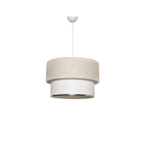 LUMI Rieti loftlampe med stofhtte