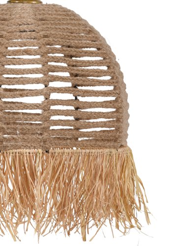 LUMI TM218 taklampe - krem ​​bomull og plast