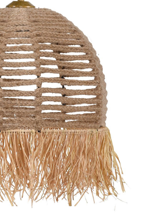 LUMI TM218 taklampe - krem ​​bomull og plast