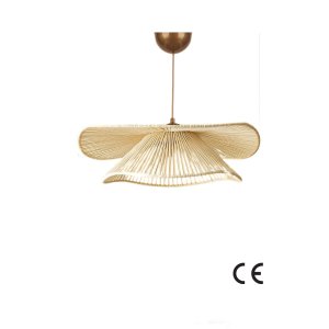 LUMI Duvela loftlampe, justerbar hjde - creme makramé