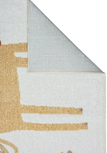 TEPPI Bohem Kids Zoo Teppich für Kinder, rechteckig - mehrfarbiges Polyester (80x150)