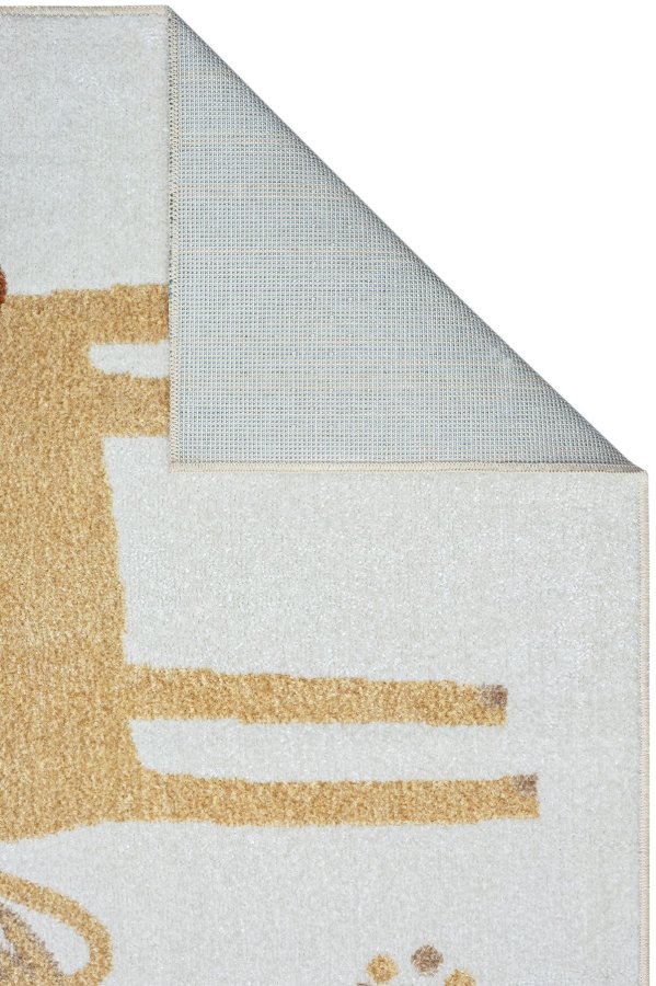 TEPPI Bohem Kids Zoo Teppich für Kinder, rechteckig - mehrfarbiges Polyester (80x150)