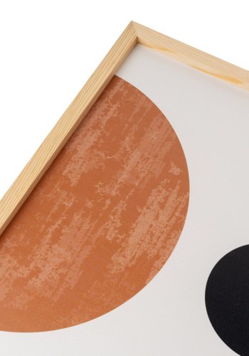 NORDVRK Huhu198 bilde, rektangulrt - flerfarget MDF (70x50) (sett med 3)