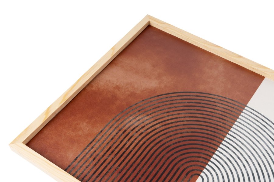 NORDVRK Huhu198 bilde, rektangulrt - flerfarget MDF (70x50) (sett med 3)