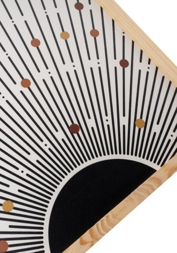 NORDVRK Huhu198 bilde, rektangulrt - flerfarget MDF (70x50) (sett med 3)