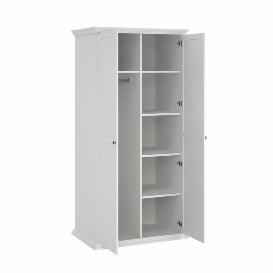 TVILUM North Garderobeskab, Hvid, 95,7 x 63,1 x 200 cm