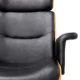 KARE DESIGN Check Out kontorstol - sort kunstlder/natur finér/sort stl, m. hjul og armln
