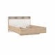 TVILUM Ikast Bett 140x190, Jackson Hickory / Weiß, 149,8 x 206 x 96,8 cm