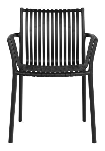 HOUSE NORDIC Hagestol, polypropylen, stabelbar, svart