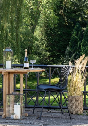 HOUSE NORDIC Branson spisestuestol - Spisestuestol, polypropylen, stabelbar, svart