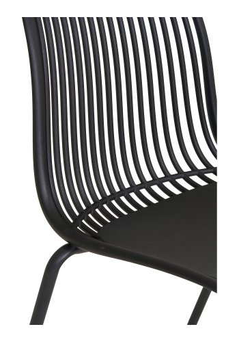 HOUSE NORDIC Branson spisestuestol - Spisestuestol, polypropylen, stabelbar, svart