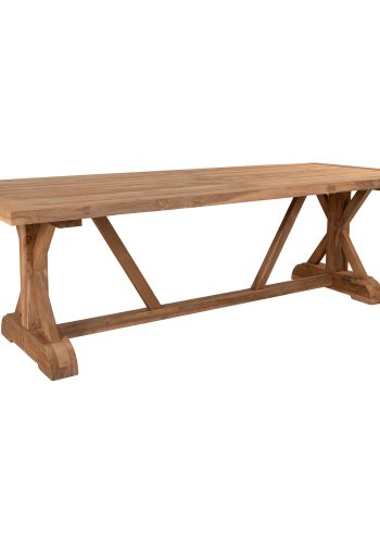 HOUSE NORDIC Hagebord, teak, natur, 100x240x75 cm