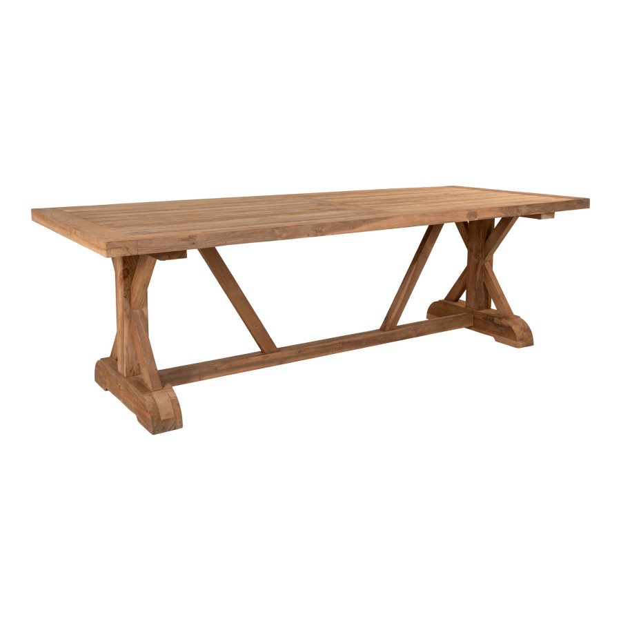 HOUSE NORDIC Hagebord, teak, natur, 100x240x75 cm