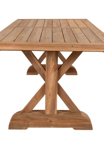 HOUSE NORDIC Hagebord, teak, natur, 100x240x75 cm