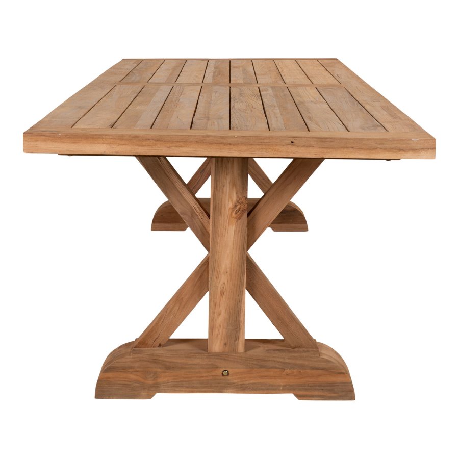 HOUSE NORDIC Hagebord, teak, natur, 100x240x75 cm