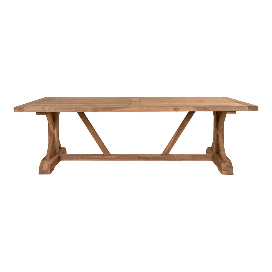 HOUSE NORDIC Hagebord, teak, natur, 100x240x75 cm