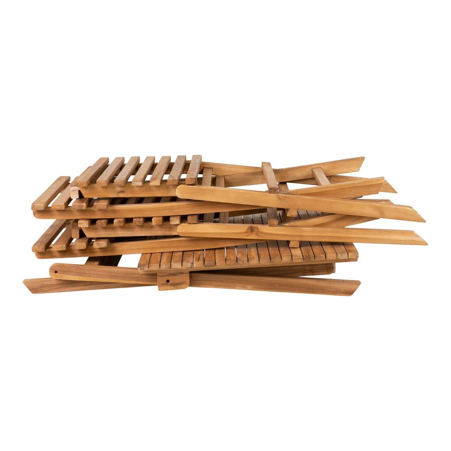 HOUSE NORDICCafst, 2 stole og 1 bord, teak, natur