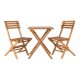 HOUSE NORDICCafst, 2 stole og 1 bord, teak, natur