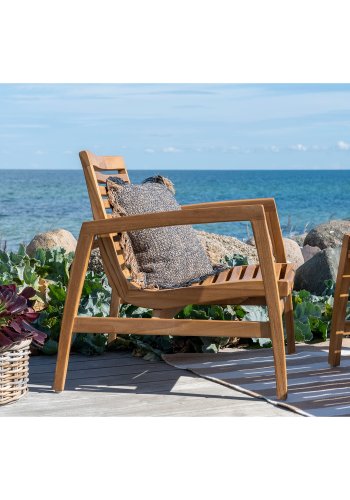 HOUSE NORDIC Santander Loungesett - Loungesett, teak, inkl. puter, naturfarget