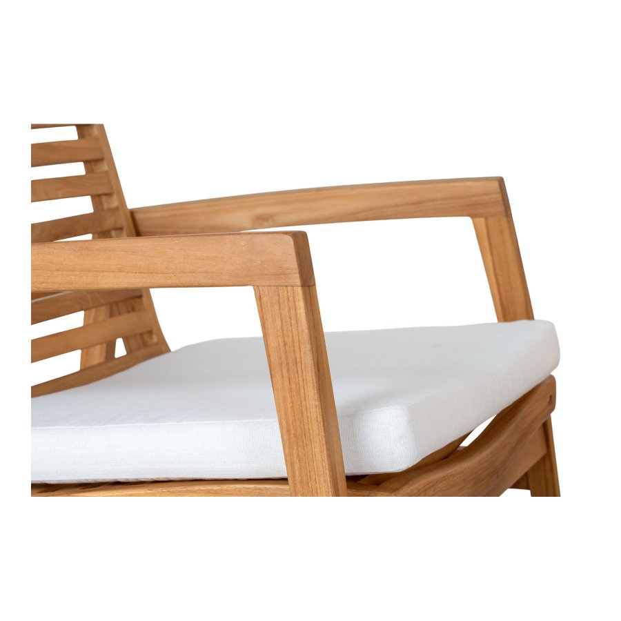 HOUSE NORDIC Santander Loungesett - Loungesett, teak, inkl. puter, naturfarget