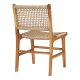 HOUSE NORDIC Derby spisestuestol - naturlig polyrattan og teak