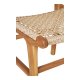 HOUSE NORDIC Derby spisestuestol - naturlig polyrattan og teak