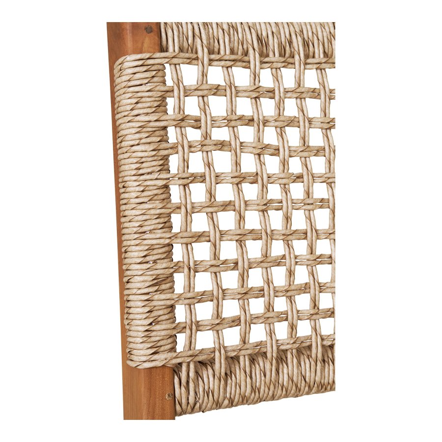 HOUSE NORDIC Derby spisestuestol - naturlig polyrattan og teak