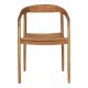 HOUSE NORDIC Otero spisestuestol, med armlener - naturlig teak