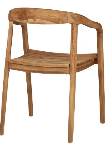 HOUSE NORDIC Otero spisestuestol, med armlener - naturlig teak