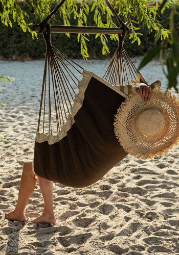 BROSTE COPENHAGEN Paloma utendrs hengestol - grnt resirkulert PET-garn