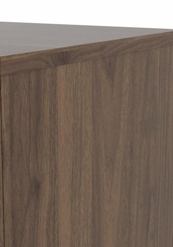 TVILUM Pepe sengebord, m. 2 skuffer - valn�d folie og plastik (40x40,25)