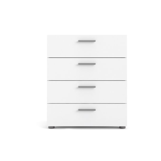 Pepe kommode - hvidt tr, m. 4 skuffer