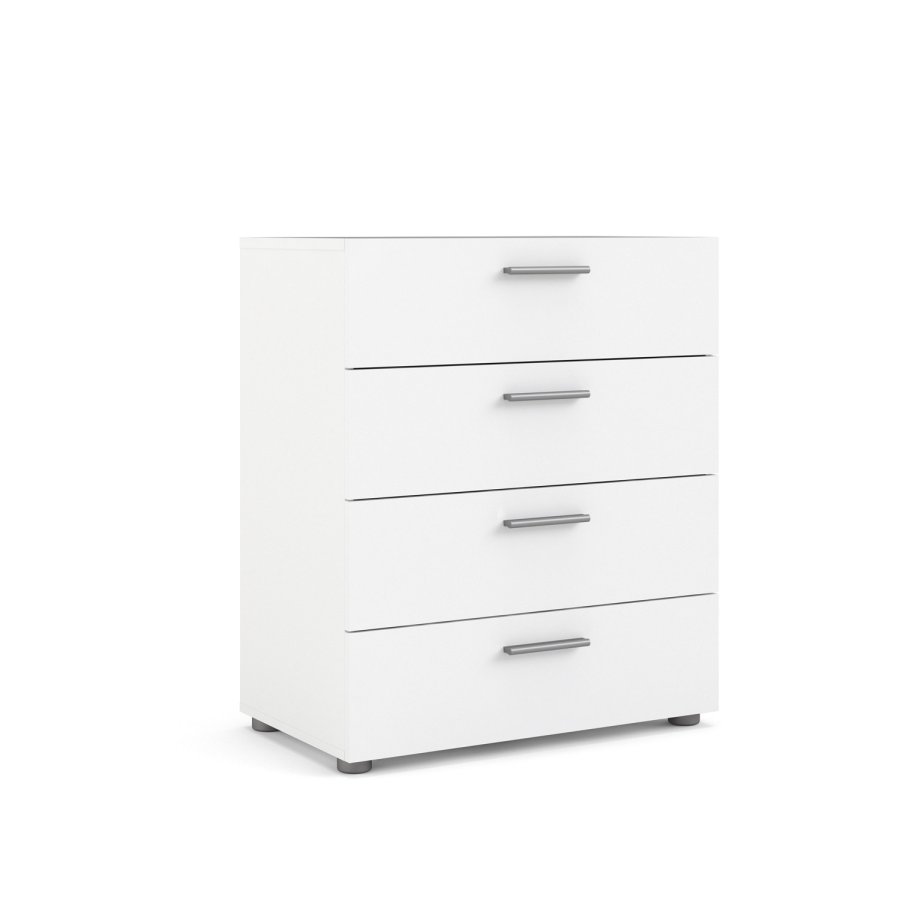 
TVILUM Pepe kommode - hvidt træ, m. 4 skuffer
