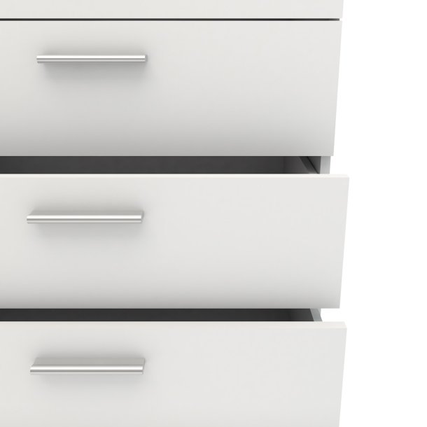 Pepe kommode - hvidt tr, m. 4 skuffer