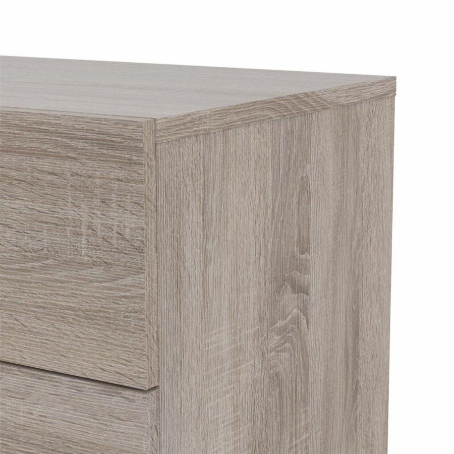 TVILUM Pepe Doppelkommode mit 8 Schubladen - Trüffelfolie und Kunststoff