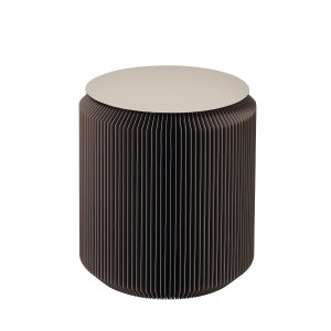 BROSTE Pam sidobord - mörkgrtt järn och papper (45)