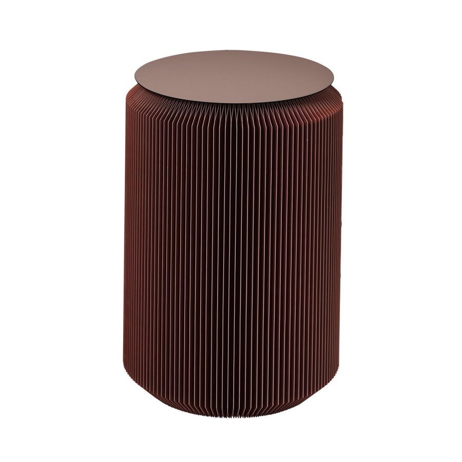 BROSTE COPENHAGEN Pam Beistelltisch – rostbraunes Eisen und Papier (40)