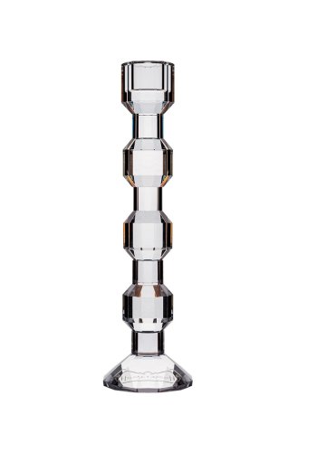 HOUSE OF SANDER Iris lysestake - klart krystallglass