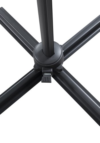 VENTURE DESIGN Leeds parasoll med tilt, 3m - sort aluminium og stl 