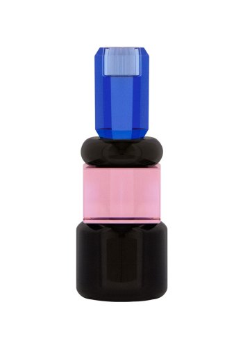 HOUSE OF SANDER Hyacinth lysestake - bl/smoky/rosa/mrkebltt glass (H:19)