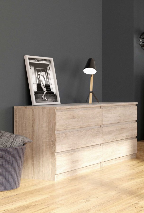 TVILUM Naia Byr - Tryffel Naturligt Trä, med 6 Ldor