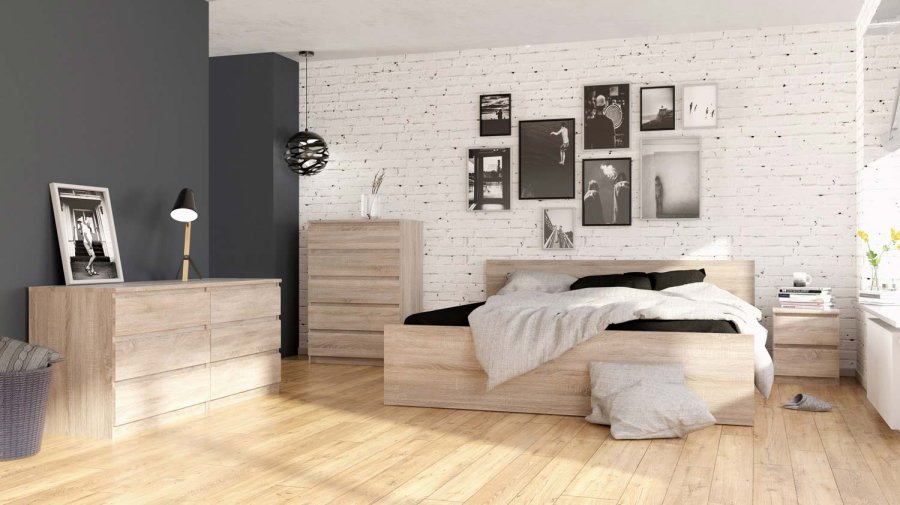 TVILUM Naia Byr - Tryffel Naturligt Trä, med 6 Ldor