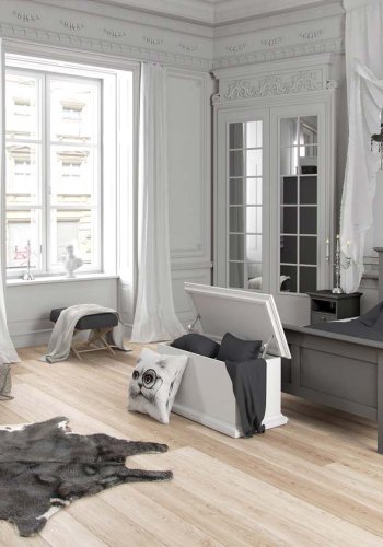 TVILUM Paris Bettgestell – Mattgrau (140x190)