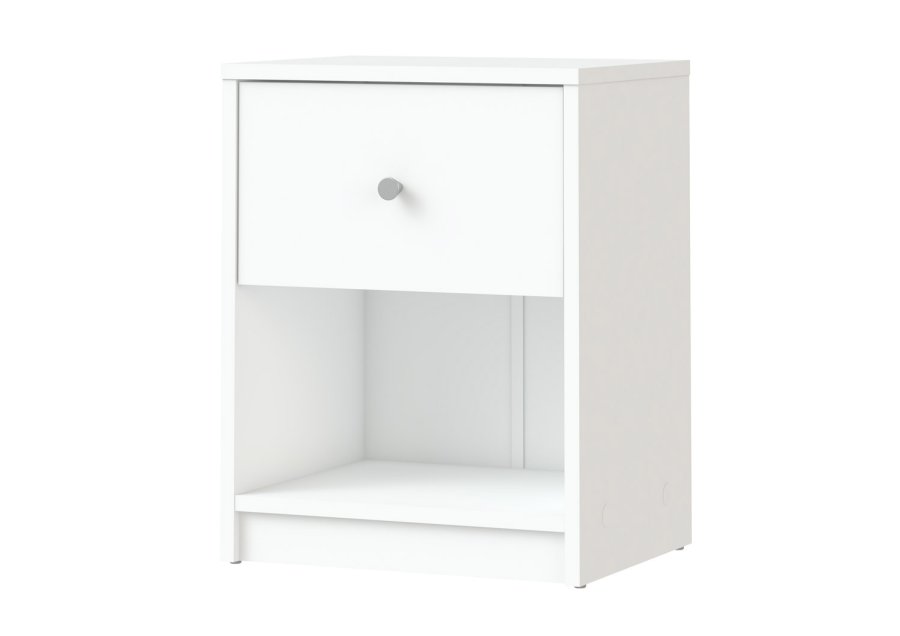 
TVILUM May natbord - hvidt træ, m. 1 skuffe og 1 rum
