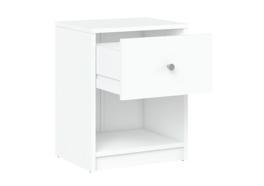 
TVILUM May natbord - hvidt træ, m. 1 skuffe og 1 rum
