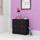 
TVILUM May kommode - sort træ, m. 3 skuffer
