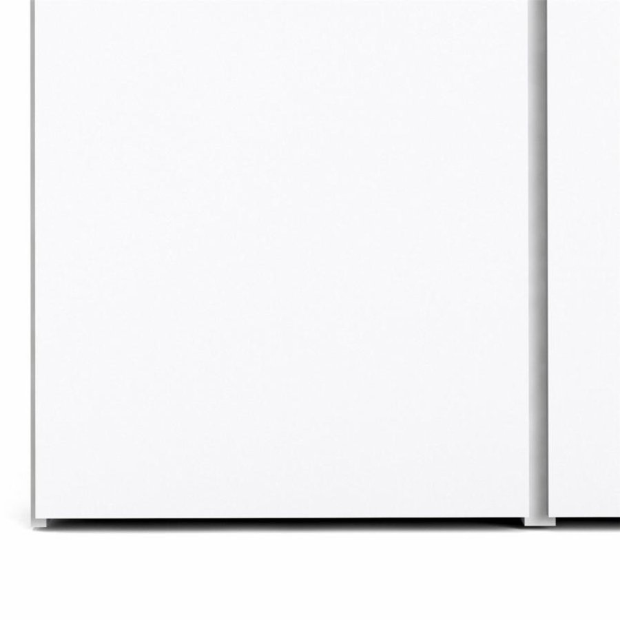 TVILUM Space garderobe, m. 2 drer og 6 hyller - hvit sponplate